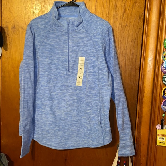 St. John's Bay Sweaters - Fleece half zip up